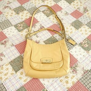 Buttercup yellow Coach Crossbody/ shoulder bag